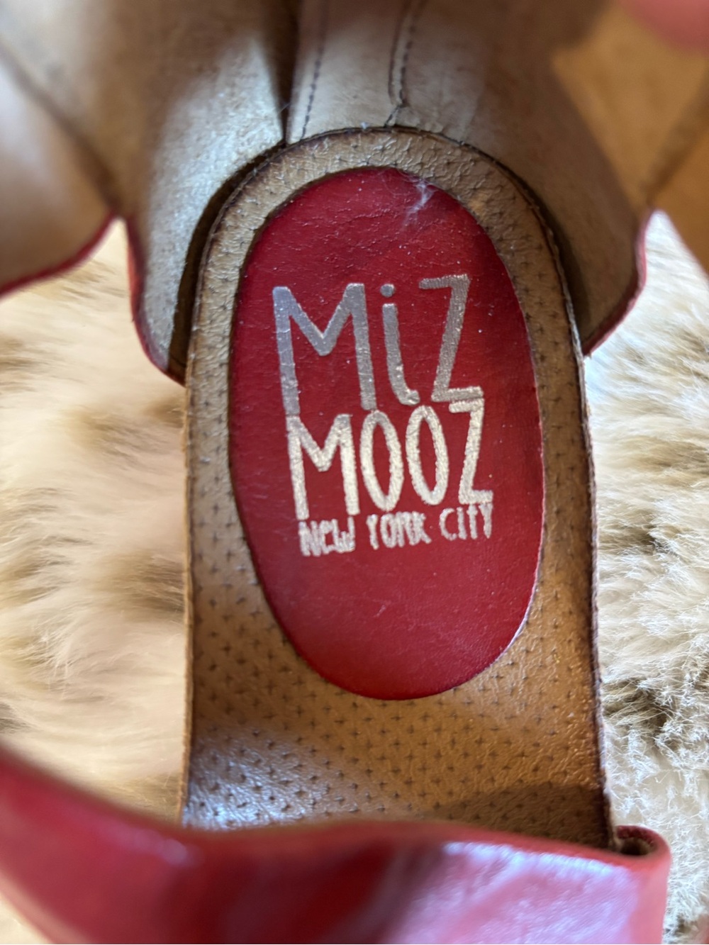 Miz Mooz Red Sandals 36 - Picture 4 of 5